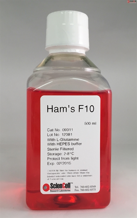 F-10 with L-Glutamine and 25 mM HEPES