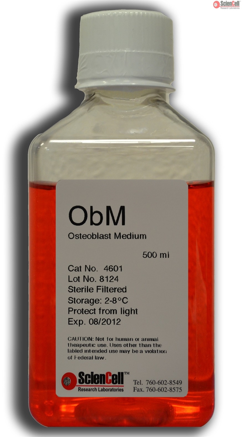 Human Osteoblast Medium-basal, 2 x 500 ml