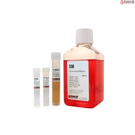 Human Synoviocyte Medium-basal-phenol red free, 2x 500 ml